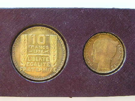 Monnaies de la 3ième République, essais du concours de 1929