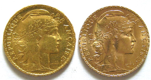 Monnaies de la 3ième République, type de Chaplain