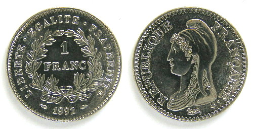 Monnaies de la 5ième République, les commémoratives
