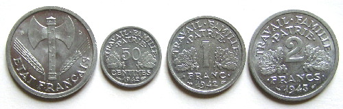Monnaie de l'Etat Français, type Bazor