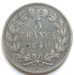 Monnaies de Louis Phillipe