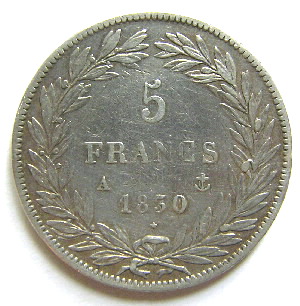 Monnaies de Louis Phillipe