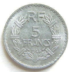 Monnaies du Gouvernement Provisoire, type Lavrillier
